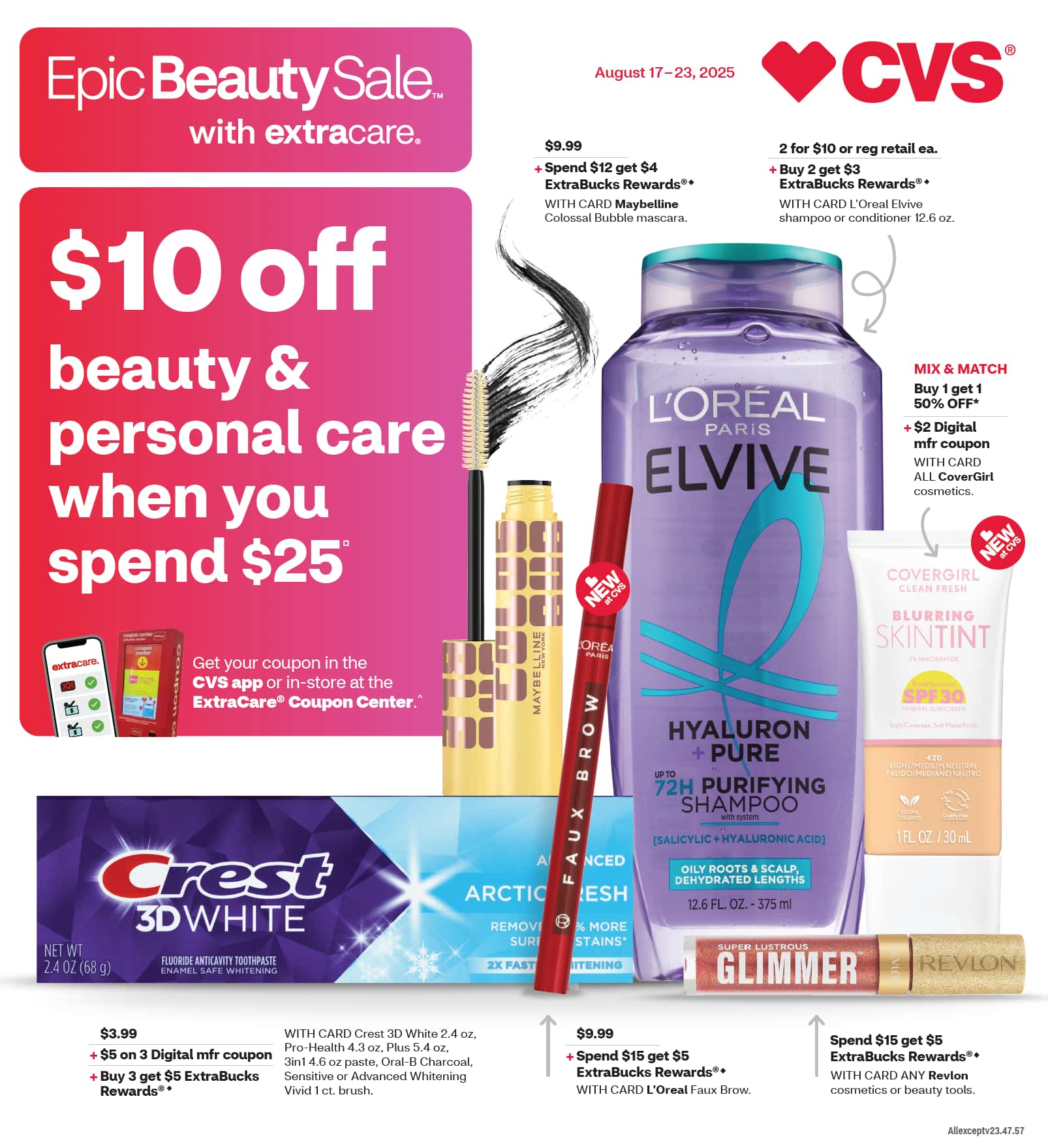 CVS 8/17/25 – 8/30/25 Deals