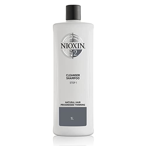 Nioxin System 2 Cleanser Shampoo, Natural Hair with Progressed Thinning, 33.8 Fl Oz $17.42