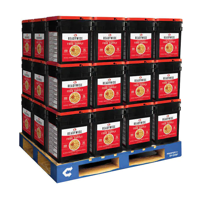 Costco - Readywise 5,400 Serving Ultimate Variety Emergency Food Pallet - $500 off