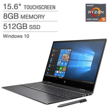 610 Costco Hp Envy X360 15 6 Touchscreen 2 In 1 Laptop Amd