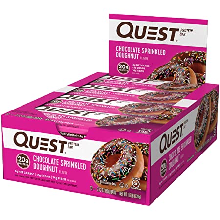 $3.72 off Quest Nutrition- High Protein, Low Carb, Gluten Free, Keto Friendly, 12 Count $18.27