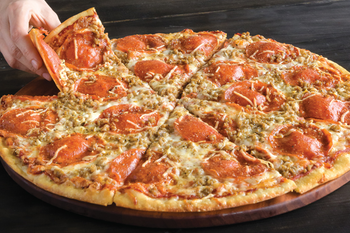 Extra Large New York Giant Pepperoni & Ground Sausage @ Papa Murphy's  (YMMV, select locations only) $8