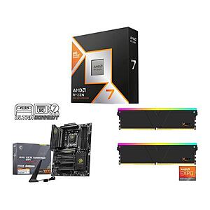 AMD Ryzen 7 9850X3D + MSI MAG X870 TOMAHAWK + V-COLOR Manta XSky DDR5 32GB Cl32 $849.99