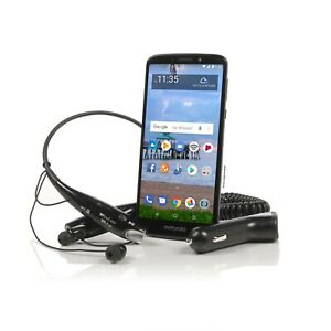 eBay - Tracfone Moto e5 Cell Phone + BT headphone + 1 Year of Service with 1500 MIN/1500 Text/1500MB $50