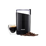 KRUPS F203 Electric Spice and Coffee Grinder with Stainless Steel Blades, 3 oz / 85 g’, Black [Blade Grinder] @ $15.00