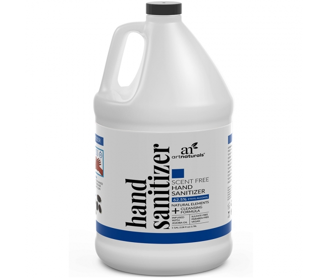 1 Gallon 128 Oz Artnaturals Unscented Hand Sanitizer Gel 48