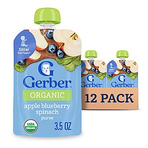 Gerber Stage 2 Baby food 12 pack