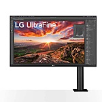 LG 32&quot; UltraFine Display Ergo 4K Monitor 60hz 5ms HDR10 w/ Freesync 32UN880-B $279.99