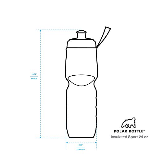 Polar Bottle Insulated Water Bottle 24 oz - 100% BPA-Free Cycling & Sports Water Bottle (Blue Fade, 24 ounce) $9.33