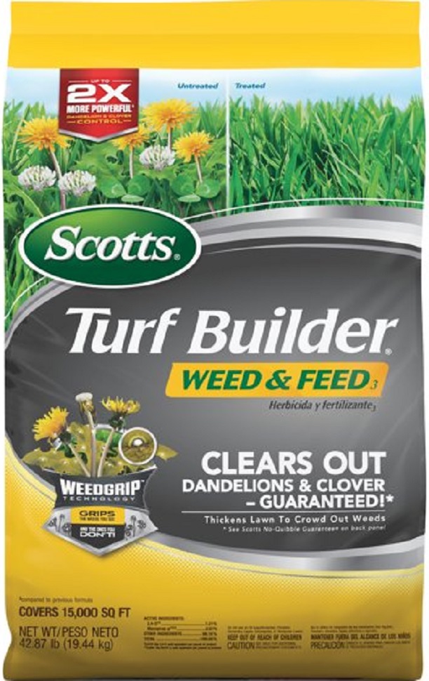 Scotts Turf Builder Weed & Feed 3, 42.87 lbs., up to 15,000 sq. ft - $24.50 YMMV