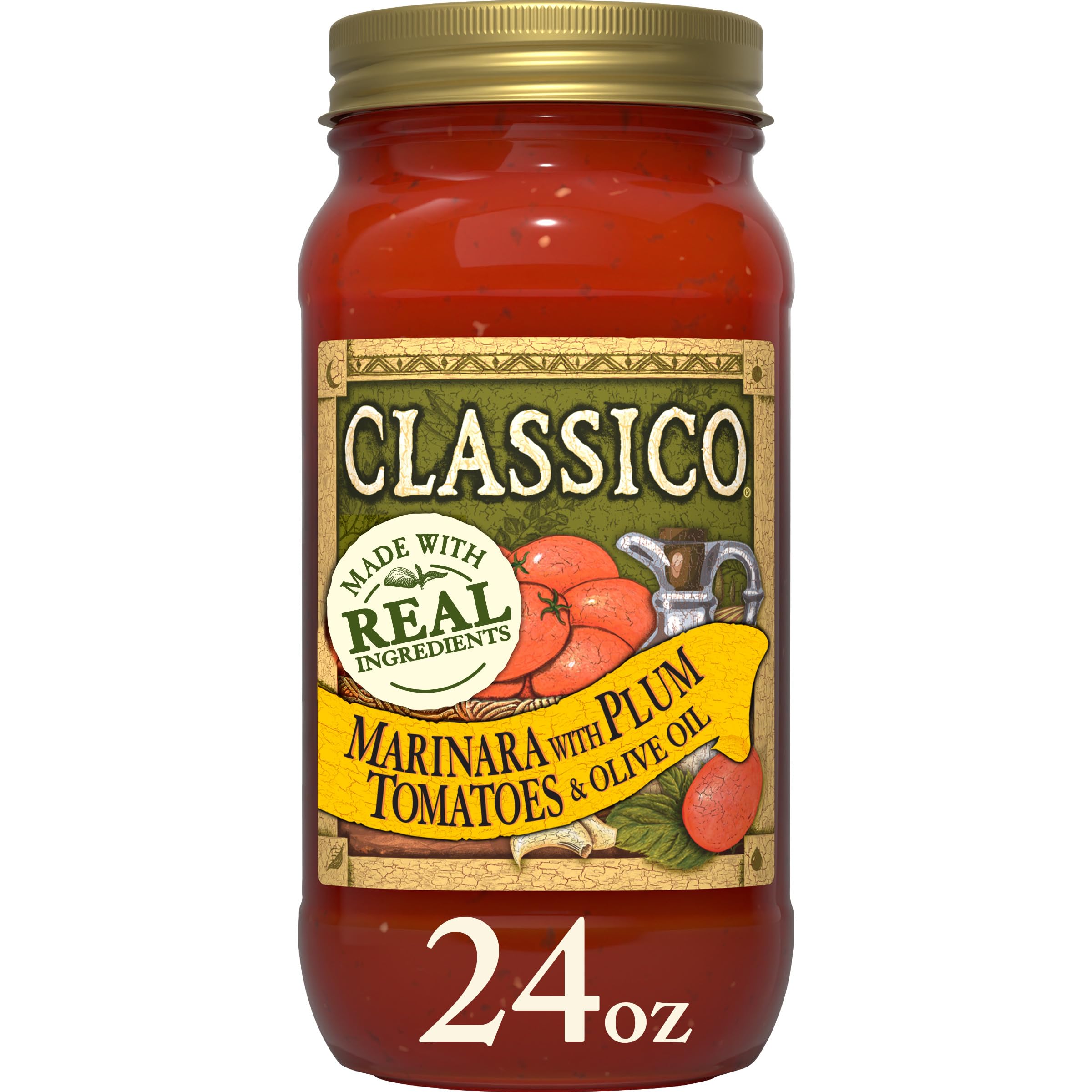 Classico Marinara with Plum Tomatoes & Olive Oil Pasta Sauce (24 oz Jar) $2.48