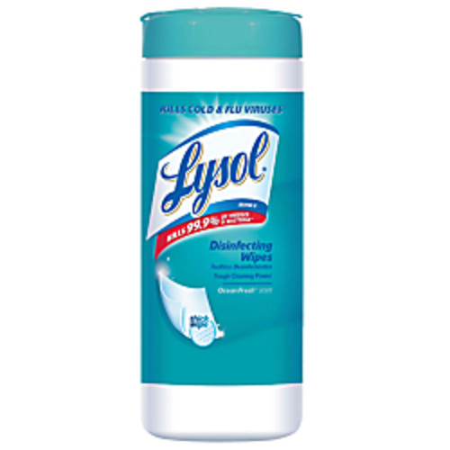 Staples: Lysol Disinfecting Wipes, Ocean Fresh, 35/Pack (backordered) $3.49 + FS