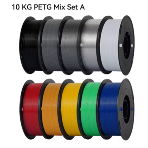 [Deal starts at Nov 1]10-Pack 1kg KINGROON 1.75mm 3D Printer Filament: PETG $60.88, PLA $64