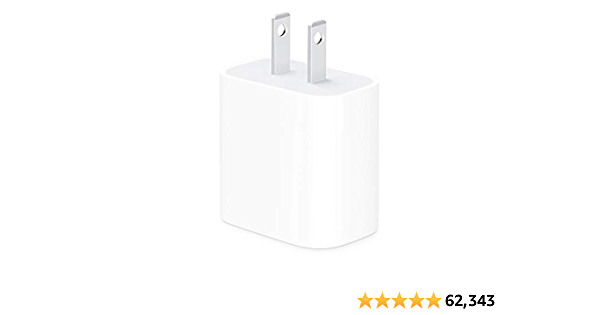 Amazon Offer - Apple 20W USB-C Power Adapter - $16.47