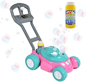 Sunny Days Entertainment Bubble-N-Go Toy Lawn Mower w/Refill for $12.75