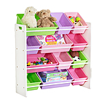 Walmart Offer Honey Can Do Kids Toy Organizer With 12 Storage Bins, Gray for $47.99 + Free Shipping