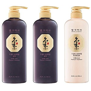 Costco Offer:Daeng Gi Meo Ri Ki Gold Premium Shampoo and Treatment Set, 3-pack - $42.99