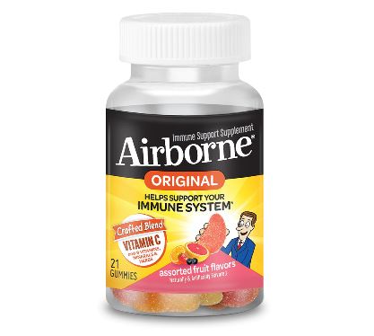Airborne 21 ct - Vitamin C and Immune Support, Assorted Fruit Flavored Gummies $2.80