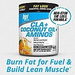 BPI Sports CLA + Coconut Oil + Aminos Non Stimulant Fat Loss Supplement Powder Lightning Deal $13.75 Orange Freeze