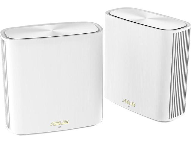 ASUS ZenWiFi Whole-Home Dual-Band Mesh WiFi 6 System XD6 White - 2 Pack, Coverage up to 5,400 sq.ft & 4+ Rooms, 5400Mbps, AiMesh, Lifetime Free Internet Security $269.99