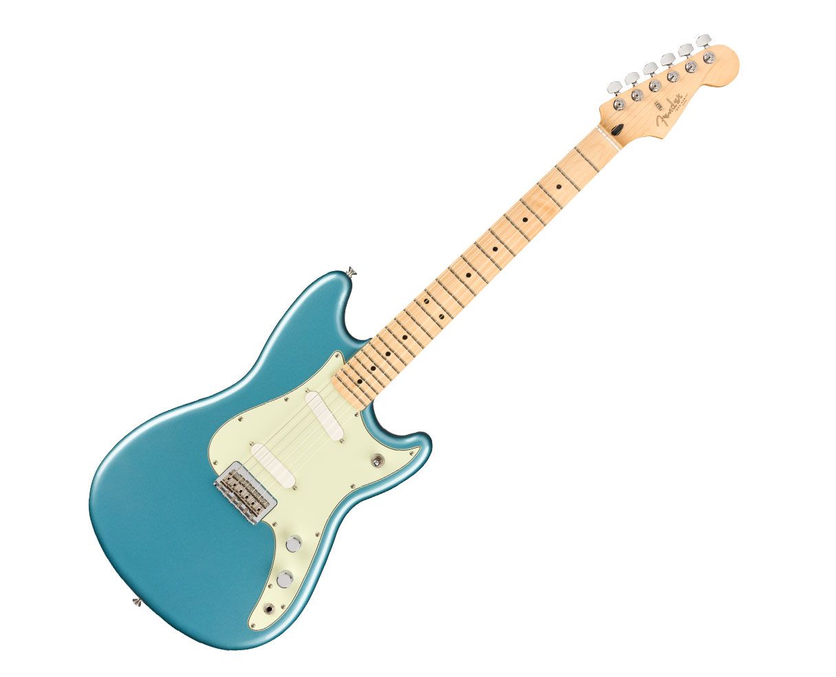 Fender Player Duo Sonic guitar- Tidepool w/ Maple FB $580