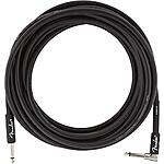 18.6' Fender Professional Series Instrument Cable (Angled, Black) $15