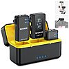 NEEWER CM28 PRO Wireless Lavalier Lapel Microphone System with Charging Case $59.56