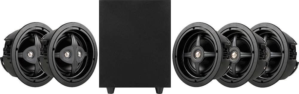 Sonance MAG5.1R Mag Series  5.1-Ch. 6 1/2"  In-Ceiling Surround Sound Speaker System (Each) Paintable White 93226 - $499.99