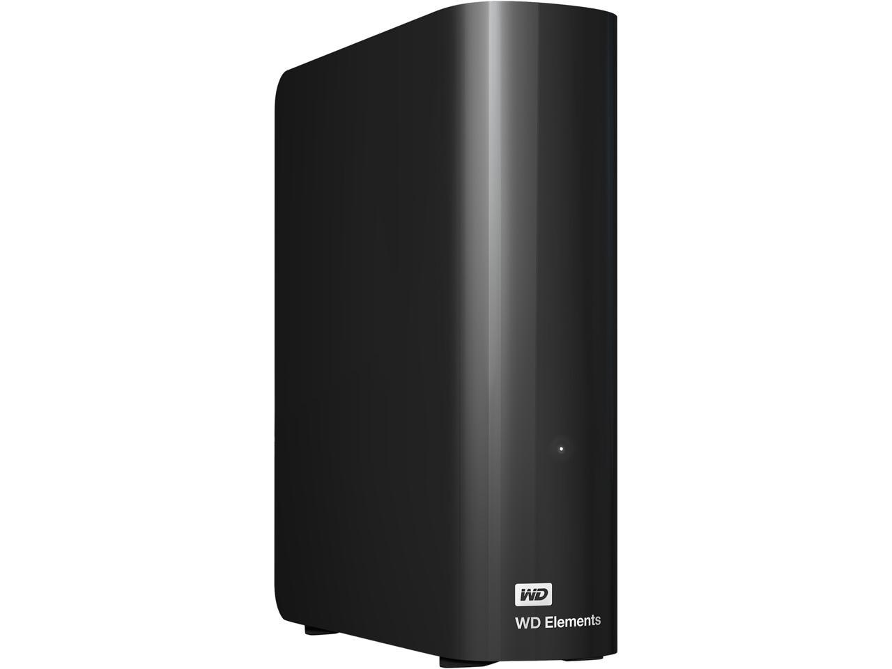 WD Elements 6TB USB 3.0 Desktop Hard Drive Black WDBWLG0060HBK-NESN $104.99