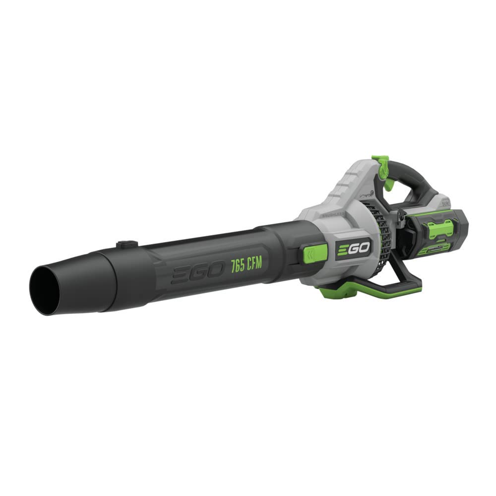 EGO Power+ LB7654 765 CFM Variable-Speed 56-Volt Lithium-ion Cordless Leaf Blower with Shoulder Strap, 5.0Ah Battery and Charger Included $230