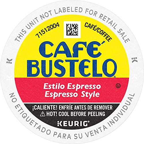 96-Ct Café Bustelo Espresso Style Dark Roast Coffee K-Cup Pods $21.82