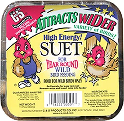 Bird suet C&S High Energy Suet on Amazon 92¢ free ship with Prime