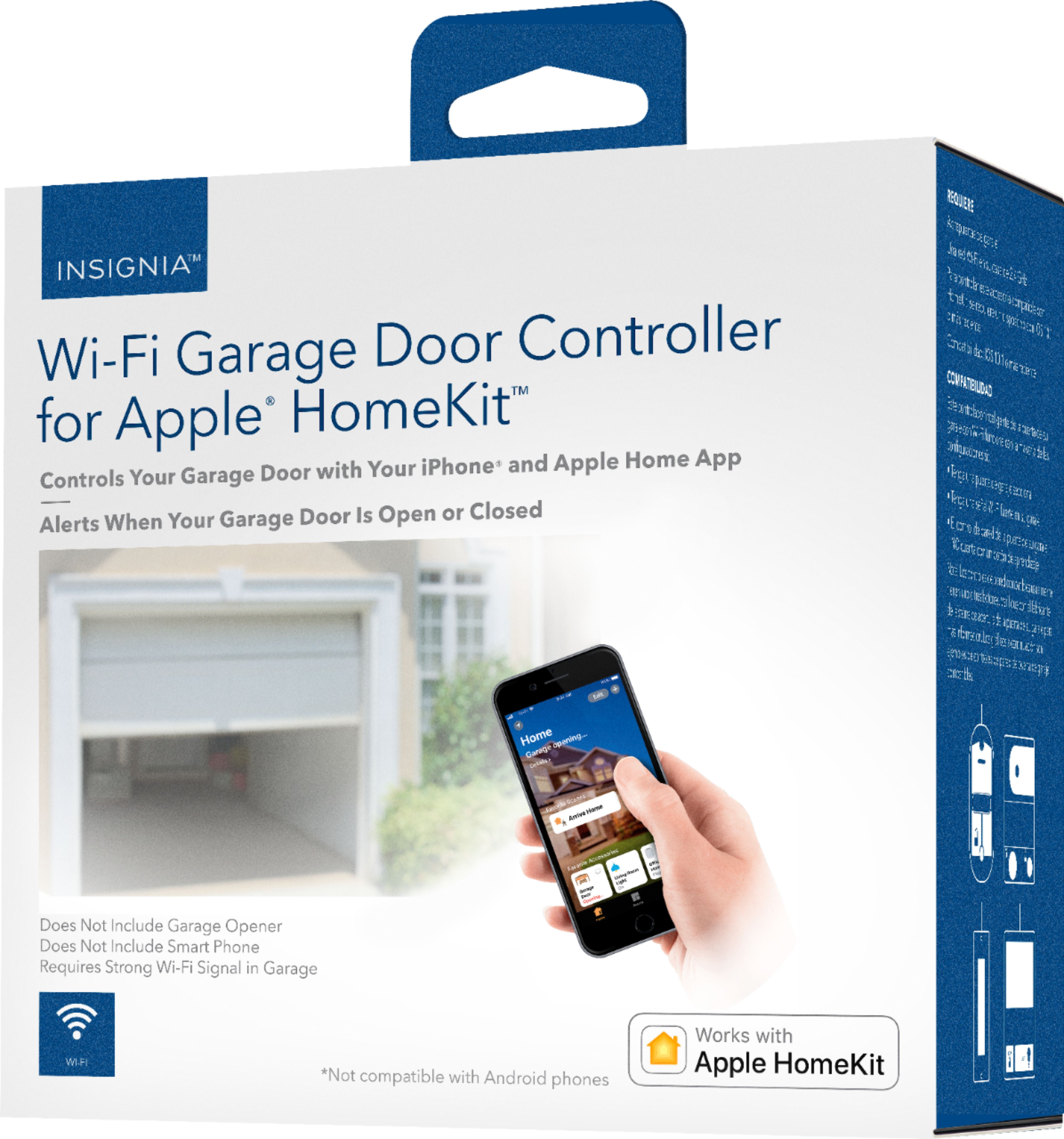 Insignia Wi Fi Garage Door Controller For Apple Homekit White 29 99