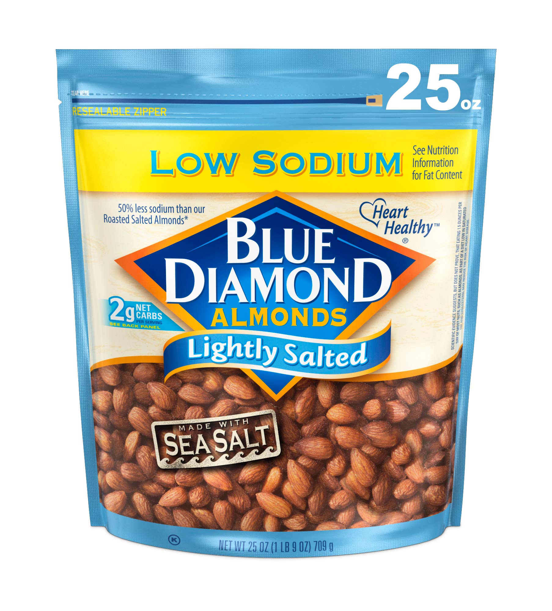 (4) 25 ounce Blue Diamond Almonds w/ 5+ S&S for $25.68
