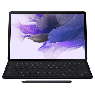 Samsung Galaxy Tab S7 FE 12.4" 64GB Mystic Black SM-T733NZKYXAR w/ Keyboard OPEN BOX $355