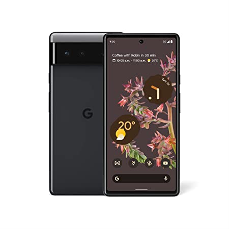 Google Pixel 6 – 5G Android Phone - Unlocked Smartphone with Wide and Ultrawide Lens - 128GB - Stormy Black - $549