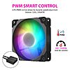 Vetroo SA-140 Black 140mm Addressable RGB &amp;amp; PWM Motherboard Sync Computer PC Cooling Fans $5