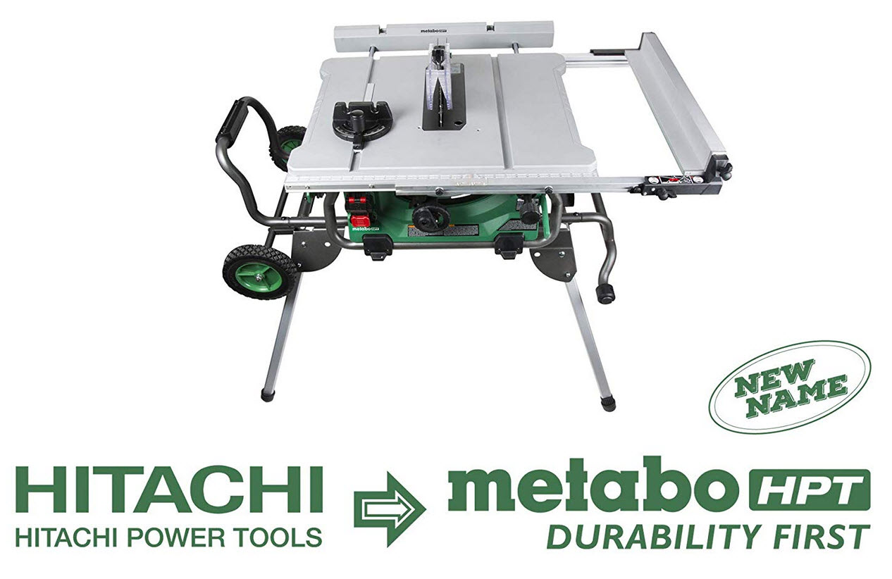Lowe's YMMV: Metabo HPT 10-inch Jobsite Table Saw with Fold and Roll Stand for $369 and free in-store pickup