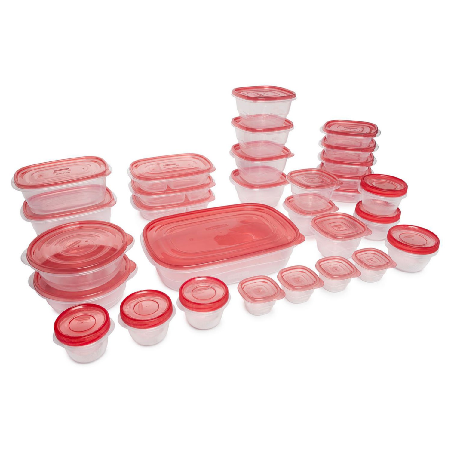 rubbermaid 62-piece takealongs food storage set .98