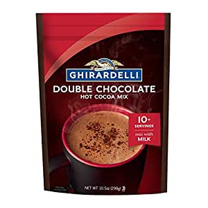 GHIRARDELLI Double Chocolate Premium Hot Cocoa Mix, 10.5 oz (Pack of 6) - Amazon $24.9