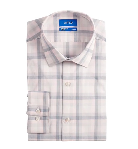 Kohl S Cardholders Men S Apt 9 Slim Fit Stretch Plaid Dress