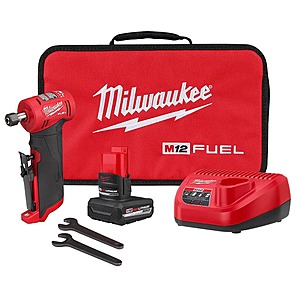 M12 FUEL 1/4 in. Cordless Right Angle Die Grinder Kit w/XC High Output 5.0 Ah Battery + Charger Home Depot - $  138.73