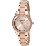 Amazon.com: Anne Klein Women's Rose Gold-Tone and Light Pink Resin Bracelet Watch : Clothing, Shoes &amp; Jewelry $28.91
