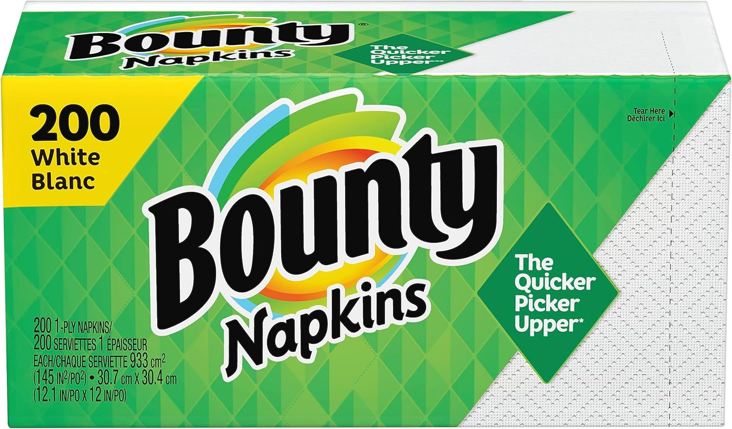 Amazon.com: Bounty Quilted 1-Ply Napkins, White, Pack Of 200 Napkins $3.31 w/ S&S