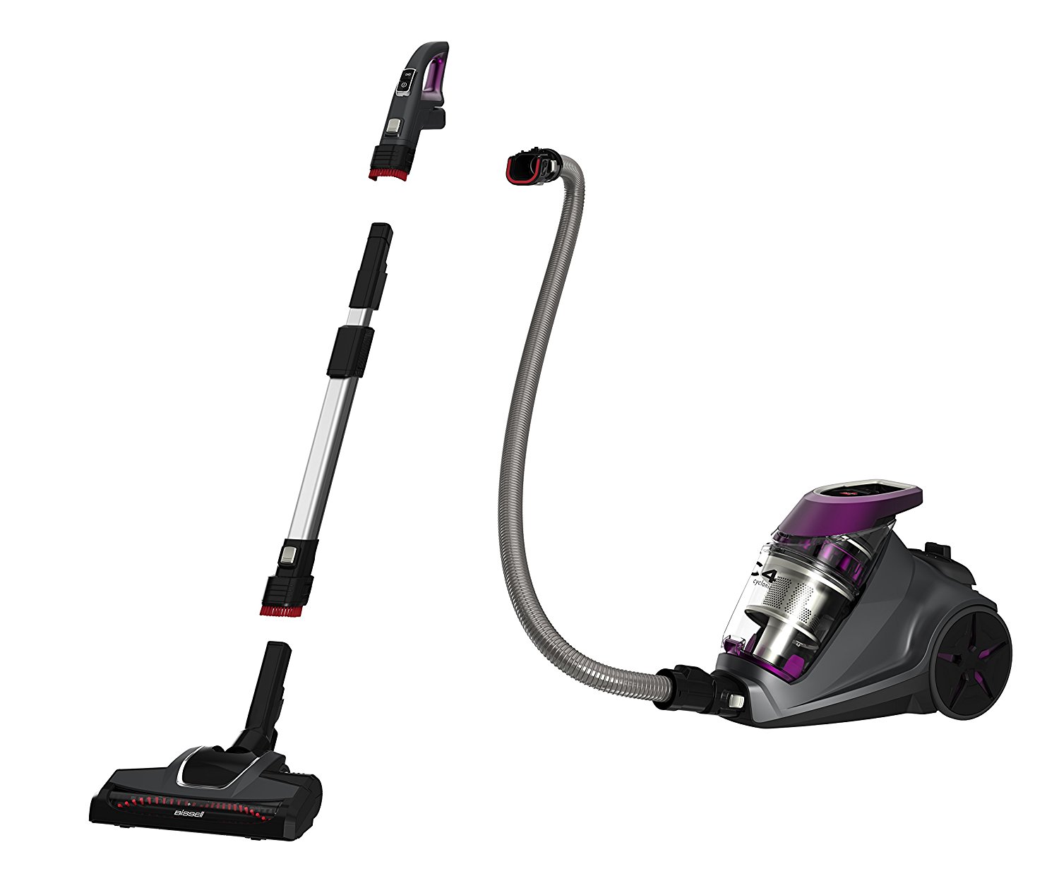 Bissell 1233 C4 Cyclonic Bagless Canister Vacuum - $77 + FS $76.84