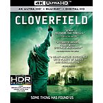 Cloverfield (4K Ultra HD + Blu-ray + Digital HD) $13
