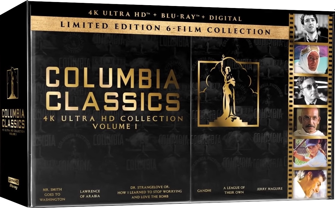 Columbia Classics 4K Ultra HD Blu-ray + Digital - Limited Edition 6-Film Collection - $100.85