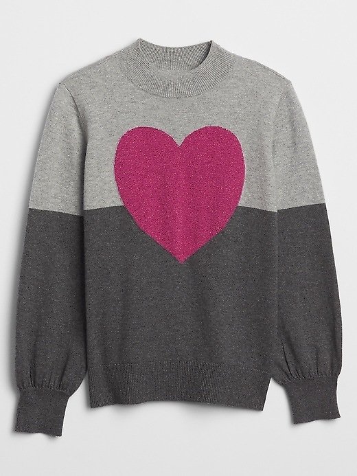 Kids Colorblock Graphic Mockneck Sweater (3 Colors) $12.99 + ship