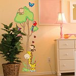 Safari Growth Chart Wall stickers $8 with kohls charge