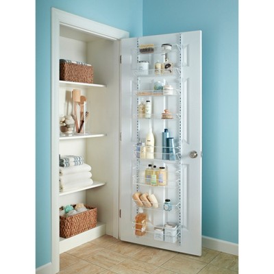 Closetmaid 8 Tier Over The Door Adjustable Wire Rack White
